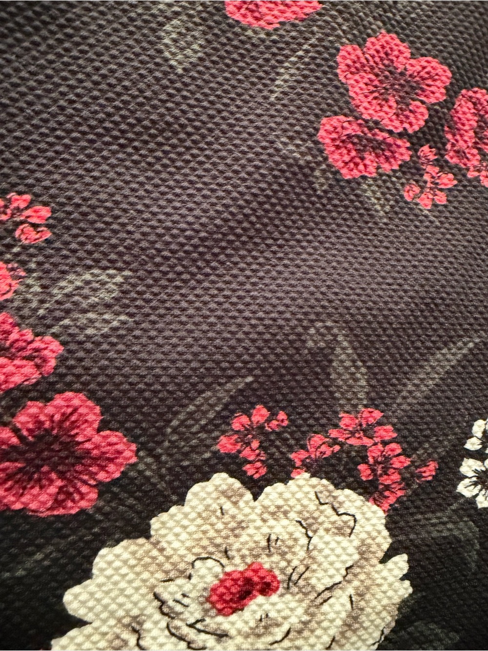 TORRID Black Halter Dress with Red & Cream Floral Print - SIZE 3 at torrid - Picture 7 of 10